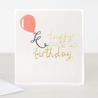 Belated Birthday Balloon Card By Caroline Gardner